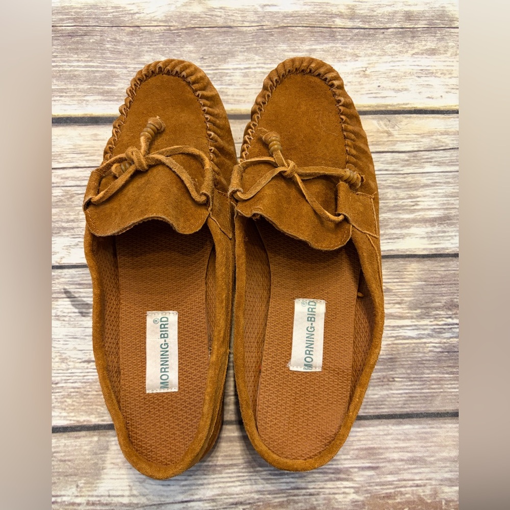 Size 10 Leather Moccasins